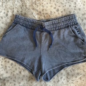 PINK Blue Sweat-shorts